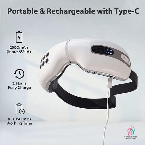 SoothingPulse™ - Wireless Bluetooth Eye Massager