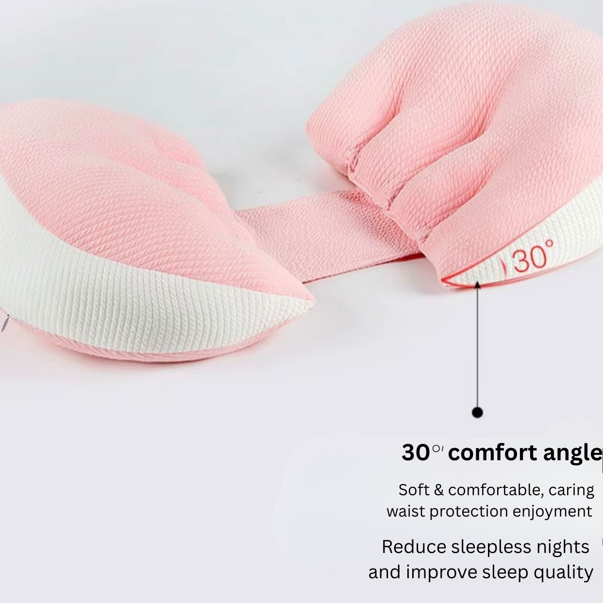 BellyNest™ – Pregnancy Sleep Pillow