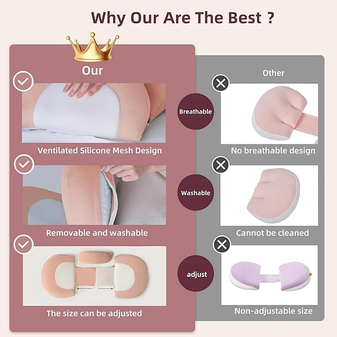 BellyNest™ – Pregnancy Sleep Pillow