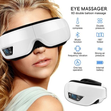 SoothingPulse™ – Wireless Bluetooth Eye Massager