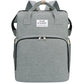 CarryEase™ – Multi-Functional Diaper Bag & Portable Crib