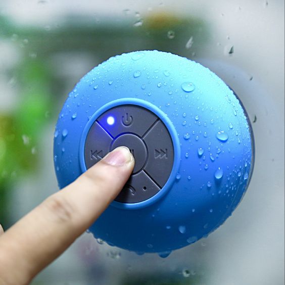 HydroBeats™ – Waterproof Portable Bluetooth Shower Speaker